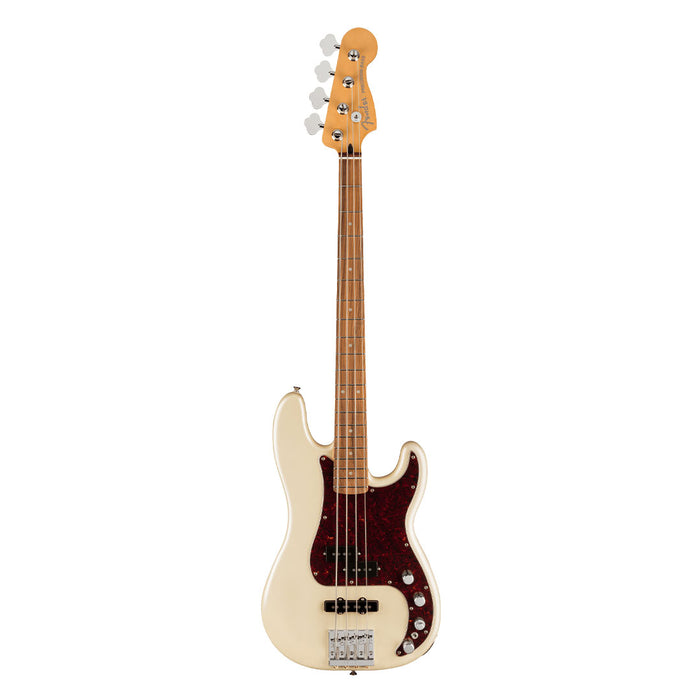 Bajo Eléctrico Fender Player Plus Precision Bass con mástil de Pau Ferro - Olympic Pearl