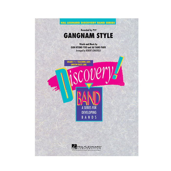 Libro Hal Leonard Discovery Concert Band Series - Gangnam Style