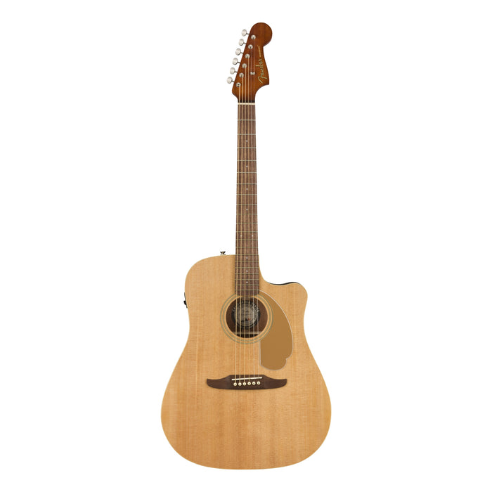 Guitarra Electroacústica Fender Redondo Player con mástil de nogal - Natural
