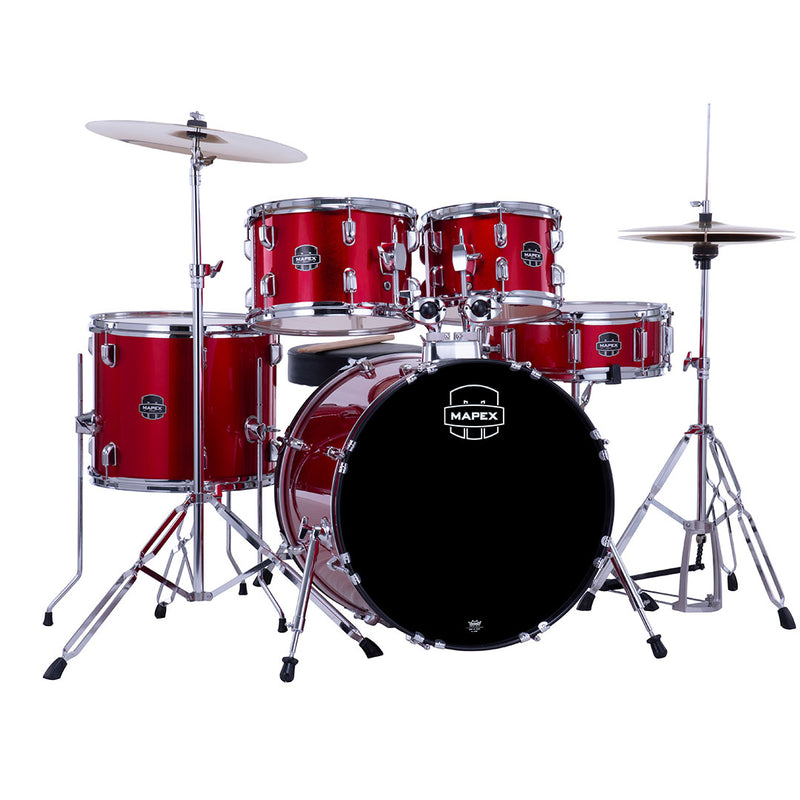 Batería Acústica Mapex Comet Shell Pack de 5 Piezas CM5044FTCIR-SC - Infra Red (INCLUYE HARDWARE) (Copia)