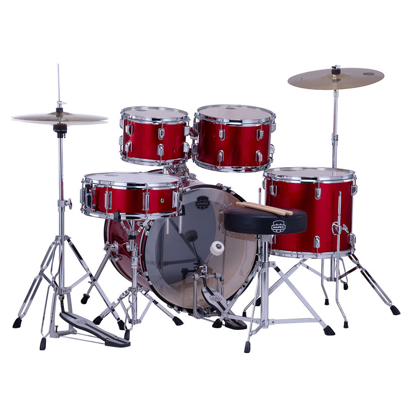Batería Acústica Mapex Comet Shell Pack de 5 Piezas CM5044FTIR-SC - Infra Red (INCLUYE HARDWARE)