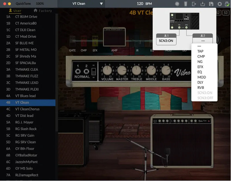 Pedalera Multiefecto NUX MG-400 Modeling Guitar & Bass Processor