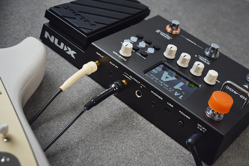 Pedalera Multiefecto NUX MG-400 Modeling Guitar & Bass Processor