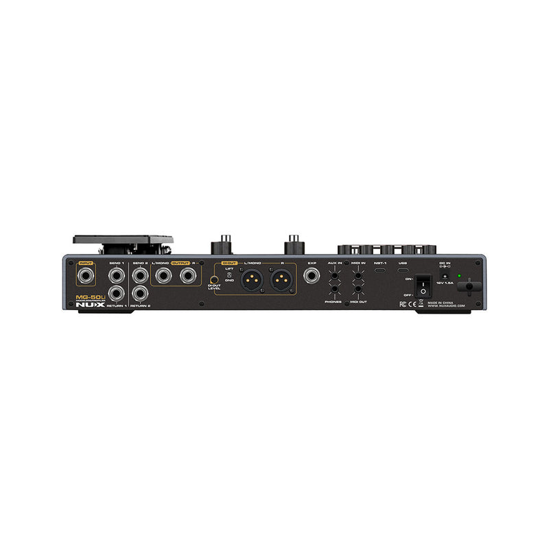 Pedalera Multiefecto y Modelador NUX MG-50Li - Blue