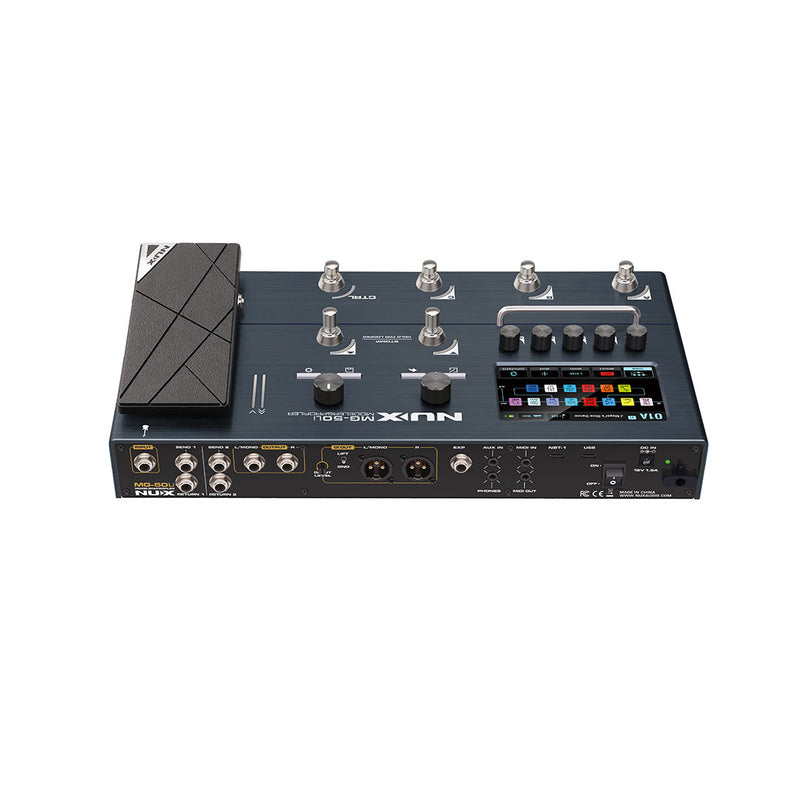 Pedalera Multiefecto y Modelador NUX MG-50Li - Blue