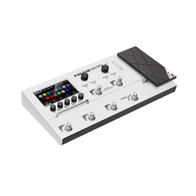Pedalera Multiefecto y Modelador NUX MG-50Li - White
