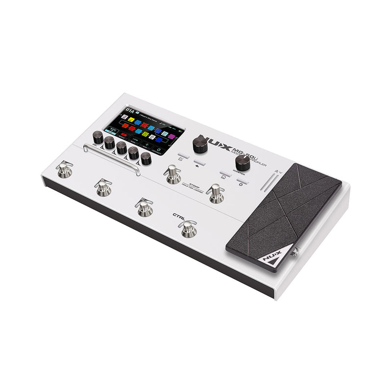 Pedalera Multiefecto y Modelador NUX MG-50Li - White