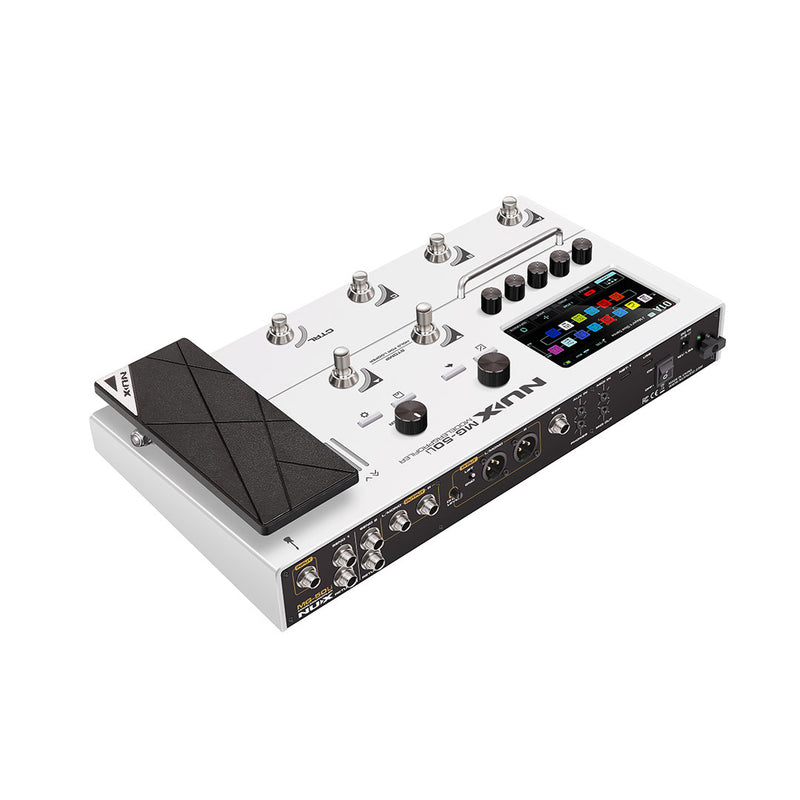 Pedalera Multiefecto y Modelador NUX MG-50Li - White