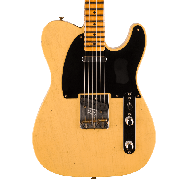 Guitarra Eléctrica Fender 1954 Telecaster® Journeyman Relic® con diapasón de Maple - Aged Nocaster Blonde