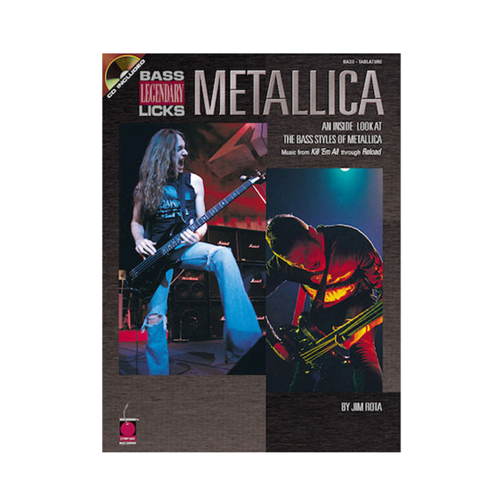 Libro Hal Leonard Legendary Licks Series - Metallica Bass Legendary Licks