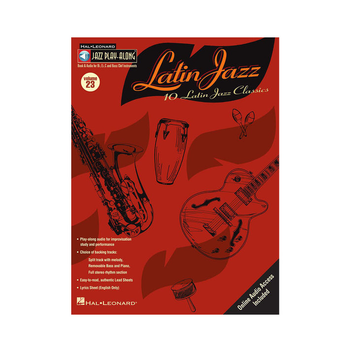 Libro Hal Leonard Jazz Play Along Series - Latin Jazz