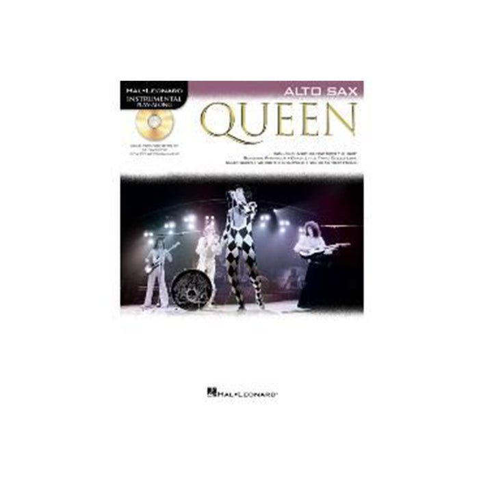 Libro Hal Leonard Intrumental Play Along Queen para Saxofón Alto