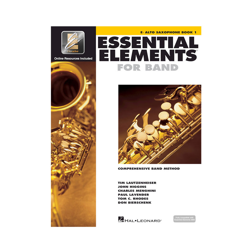 Libro Hal Leonard Essential Elements Series - Essential Elements for Band Eb Alto Saxophone Book 1 with Eei