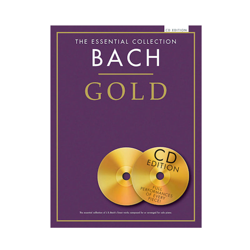 Libro Hal Leonard Piano Solo Songbook Series - The Essential Collection Bach Gold CD Edition