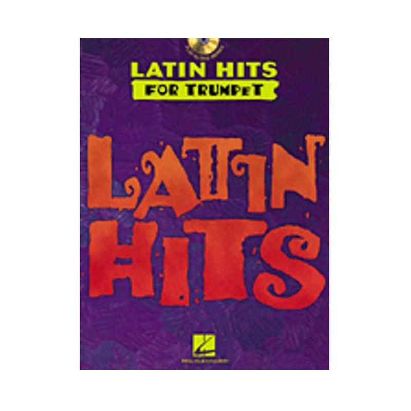 Libro Hal Leonard Instrumental Play Along Latin Hits para Trompeta