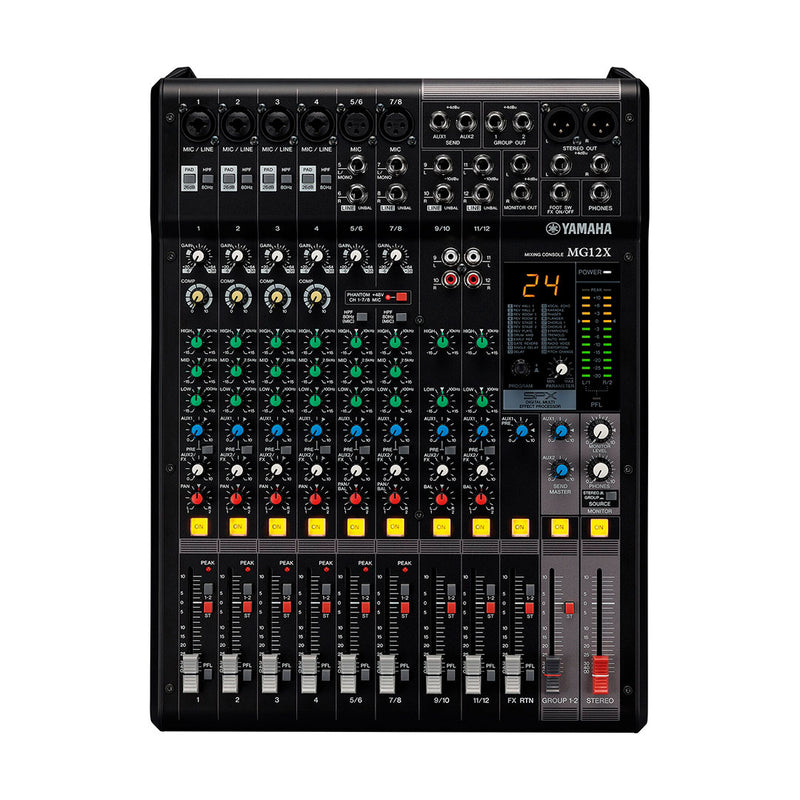 Mezcladora Yamaha Serie MG MG12X CV de 12 canales
