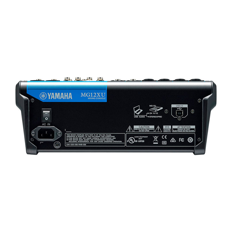 Mezcladora Yamaha Serie MG MG12XUK de 12 Canales