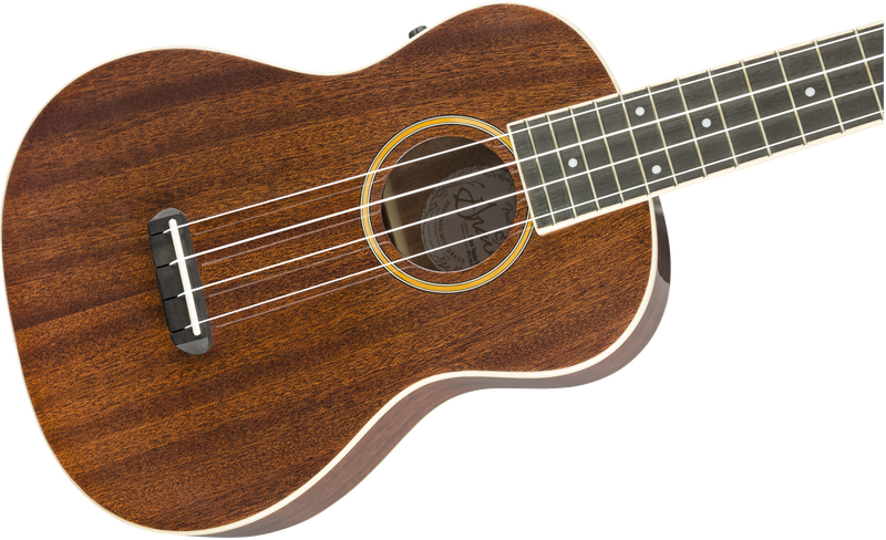 Ukelele Fender Grace VanderWaal Signature con mástil de nogal - Natural