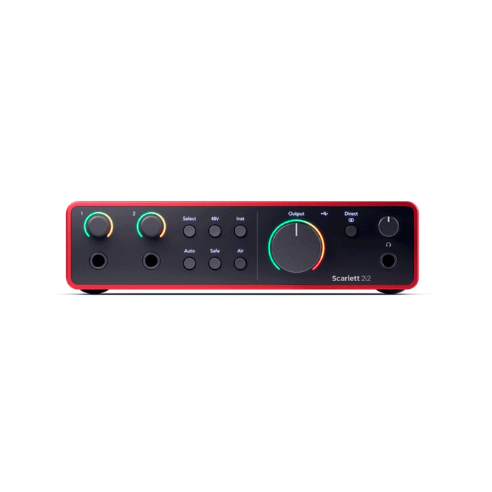 Interfaz de Audio Focusrite Scarlett 2i2 (4ta Gen)