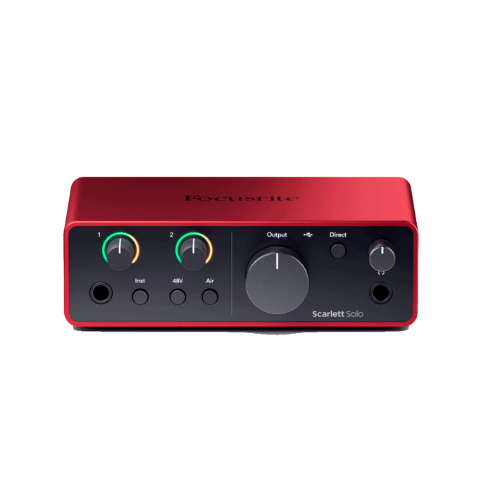 Interfa de Audio Focusrite Scarlett Solo (4ta Gen)