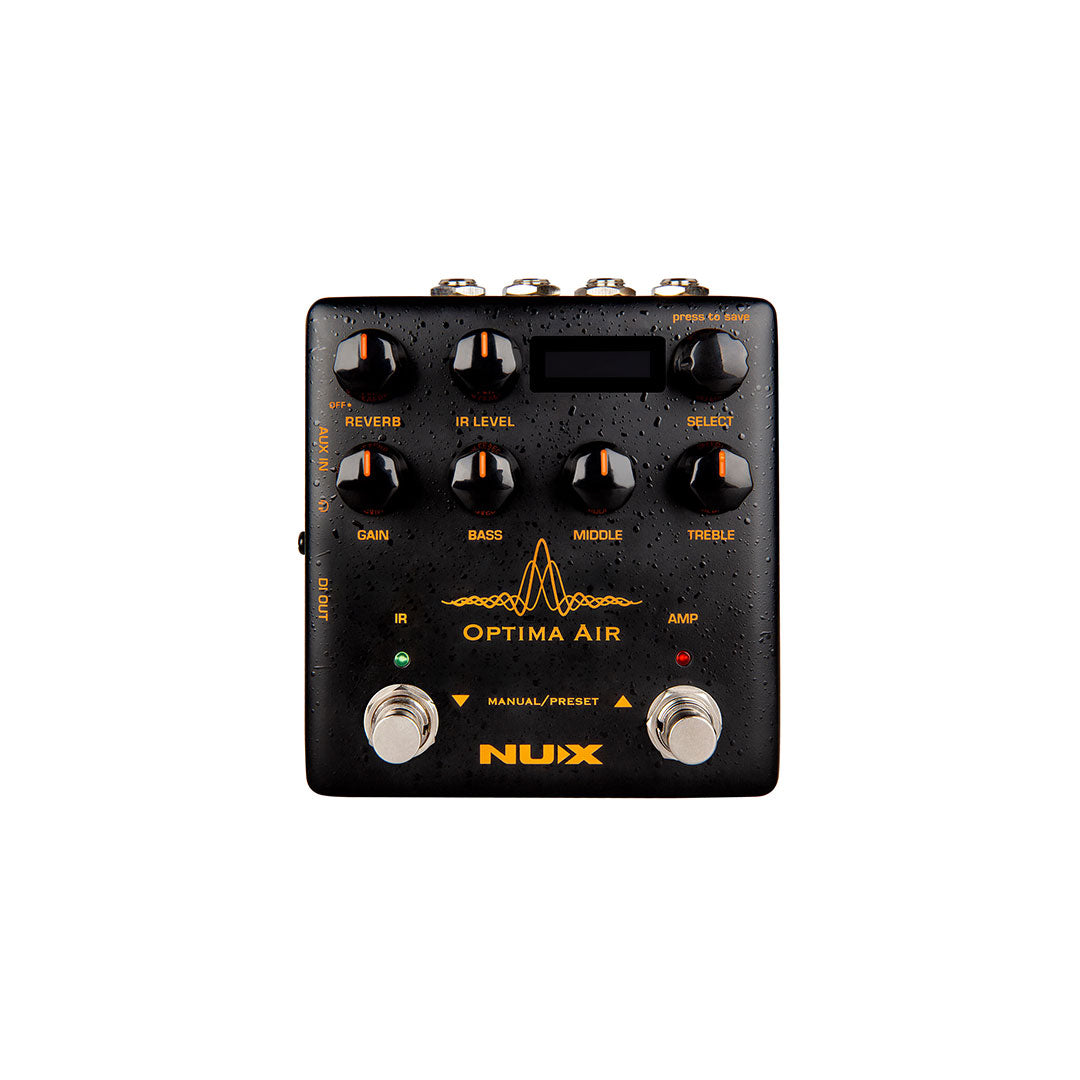 ギター NUX Optima Air NAI-5 Pedal Simulador de Guitarra Acústica NUX Optima Air (NAI-5