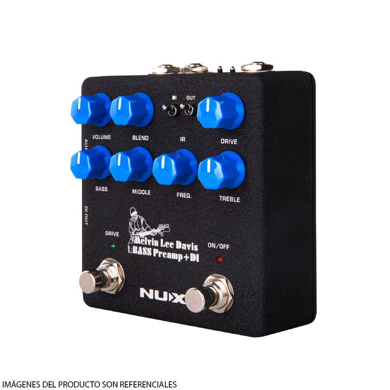 Pedal Preamplificador para Bajo NUX Melvin Lee Davis Signature Bass Preamp + DI (NBP-5)