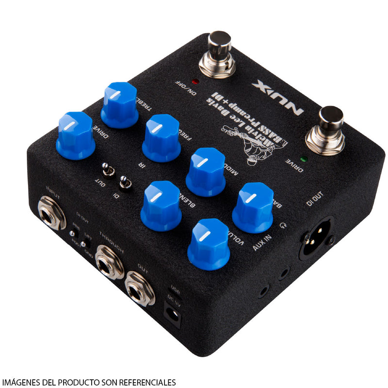 Pedal Preamplificador para Bajo NUX Melvin Lee Davis Signature Bass Preamp + DI (NBP-5)
