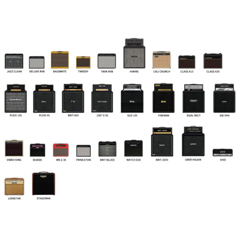 Pedalera Modelador Compacto NUX Amp Academy Stomp NMA-3AAP