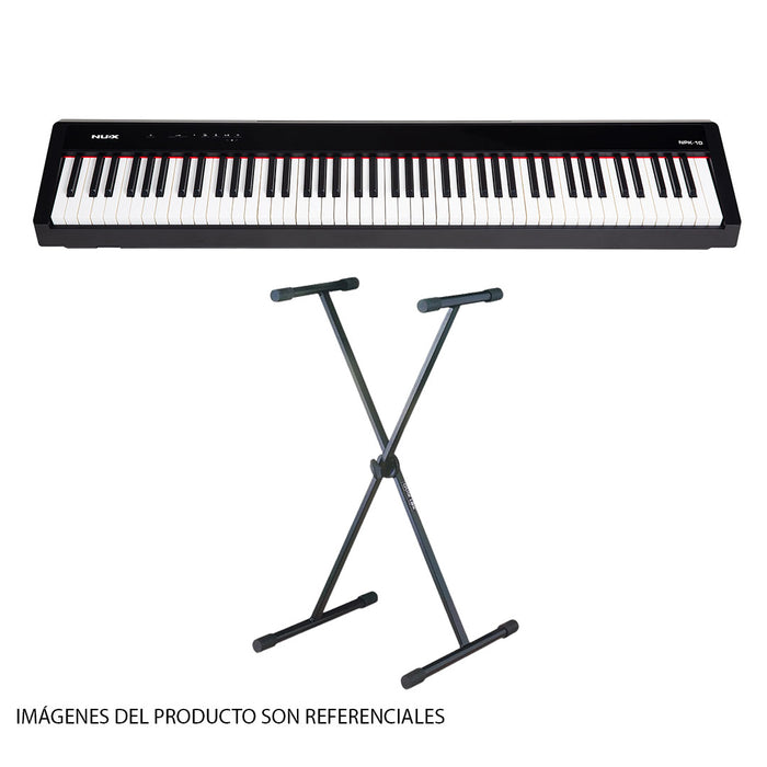 Pack de Piano Portátil NPK-10 (incluye soporte)