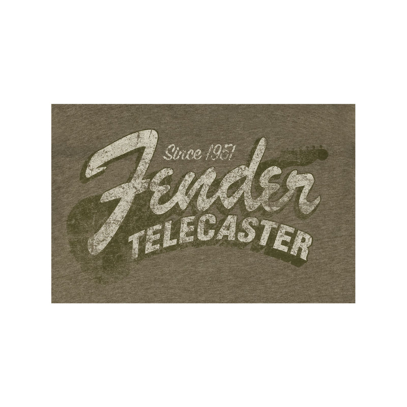 Polo Fender Diseño Telecaster Since 1951 Talla L - Military Heather Green