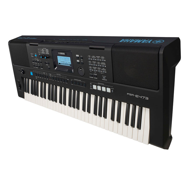 Pack de Teclado Yamaha PSR-E473 (incluye adaptador Yamaha, banqueta y soporte)