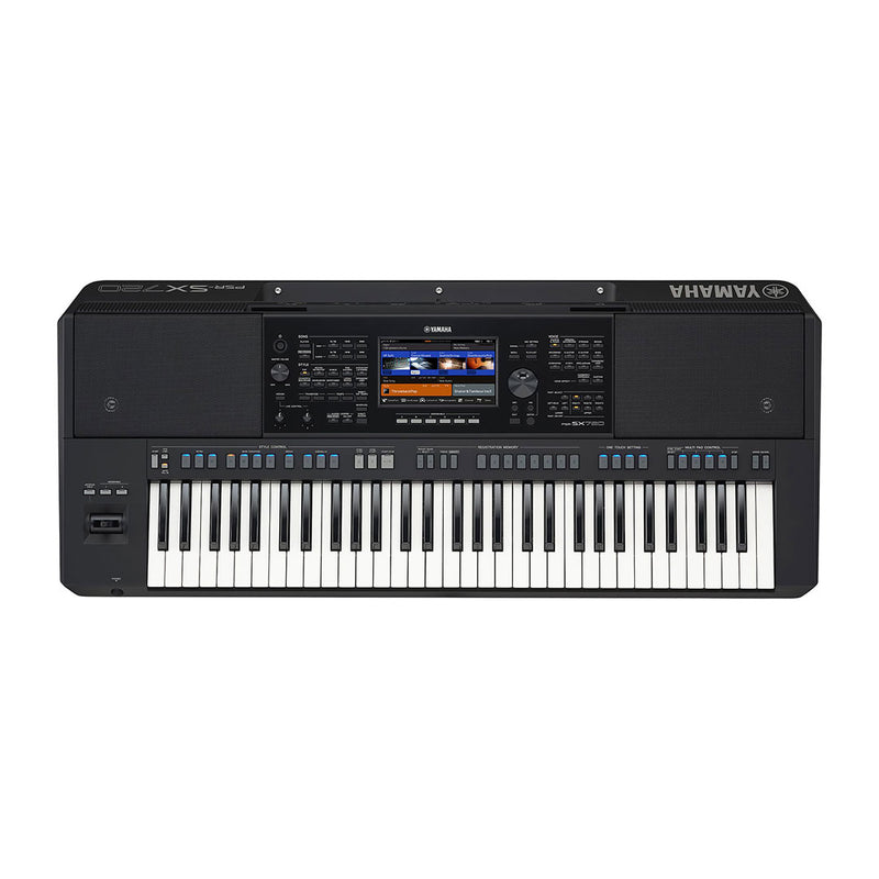 Pack de Arreglador Workstation Yamaha PSR-SX720 (incluye adaptador Yamaha, soporte, banqueta y pedal)