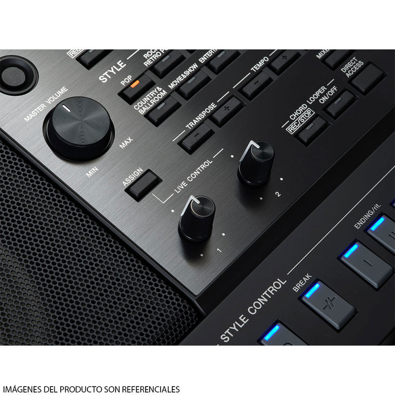 Arreglador Yamaha PSR-SX920 (incluye adaptador de corriente Yamaha)