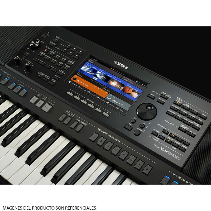 Arreglador Yamaha PSR-SX920 (incluye adaptador de corriente Yamaha)