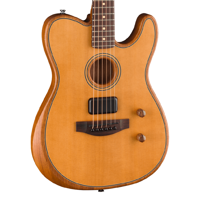 Guitarra Electroacústica Fender Acoustasonic® Standard Telecaster® - Aged Natural