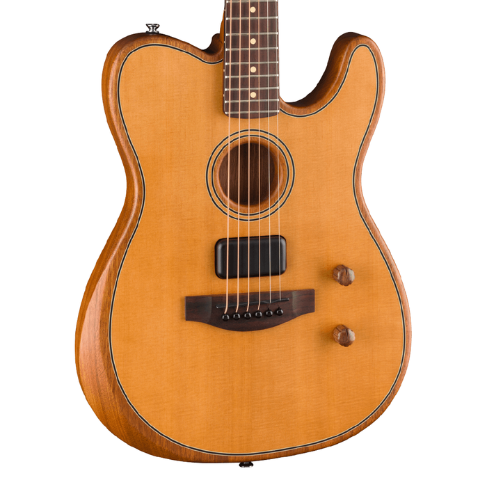 Guitarra Electroacústica Fender Acoustasonic Standard Telecaster - Aged Natural