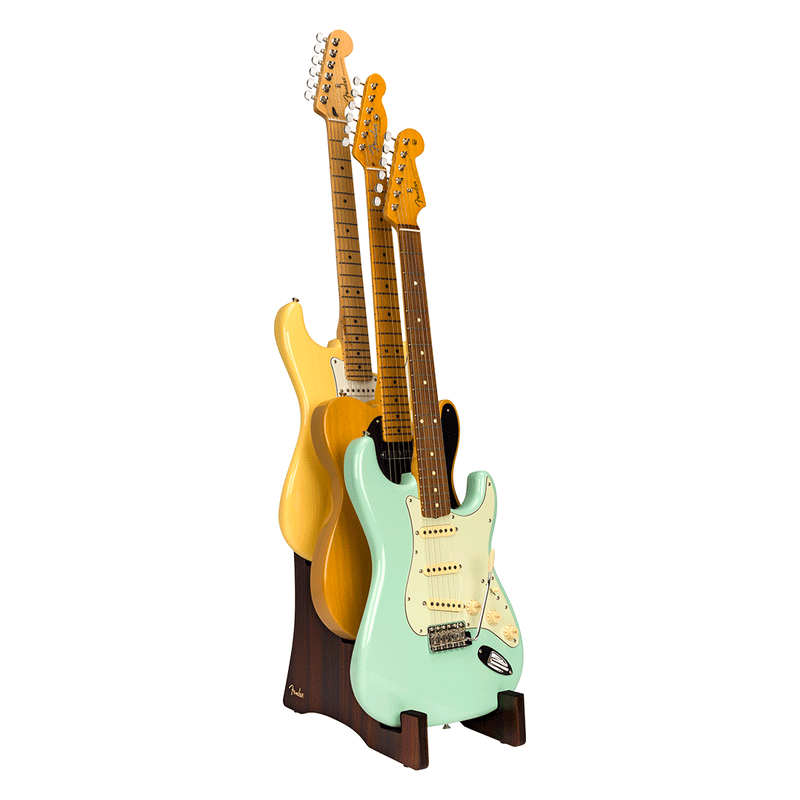 Soporte para tres guitarras Fender Deluxe - Wooden