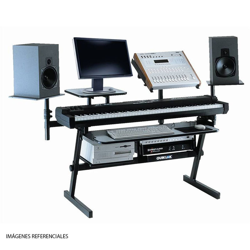 Soporte de Teclado Quik Lok Z/716L estilo Z, Extra Ancho