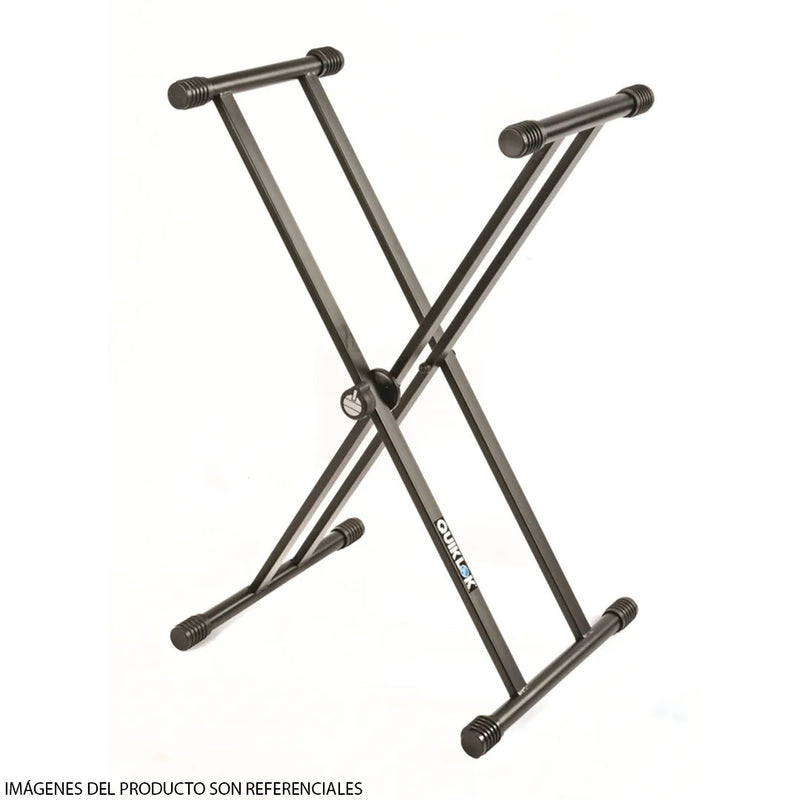 Soporte para Teclado Quik Lok T/20 Doble Refuerzo - Negro