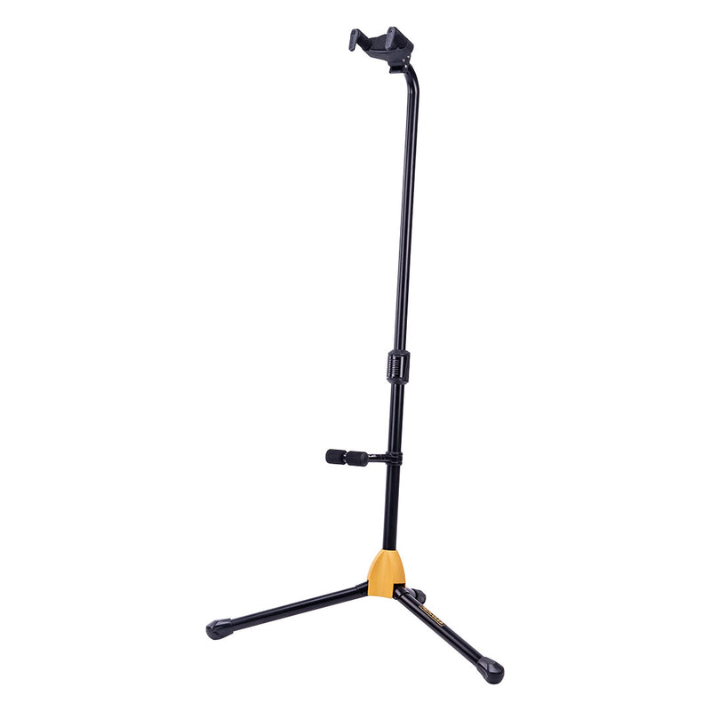 Soporte de Guitarra Hercules GS412B PLUS con respaldo y sistema de agarre