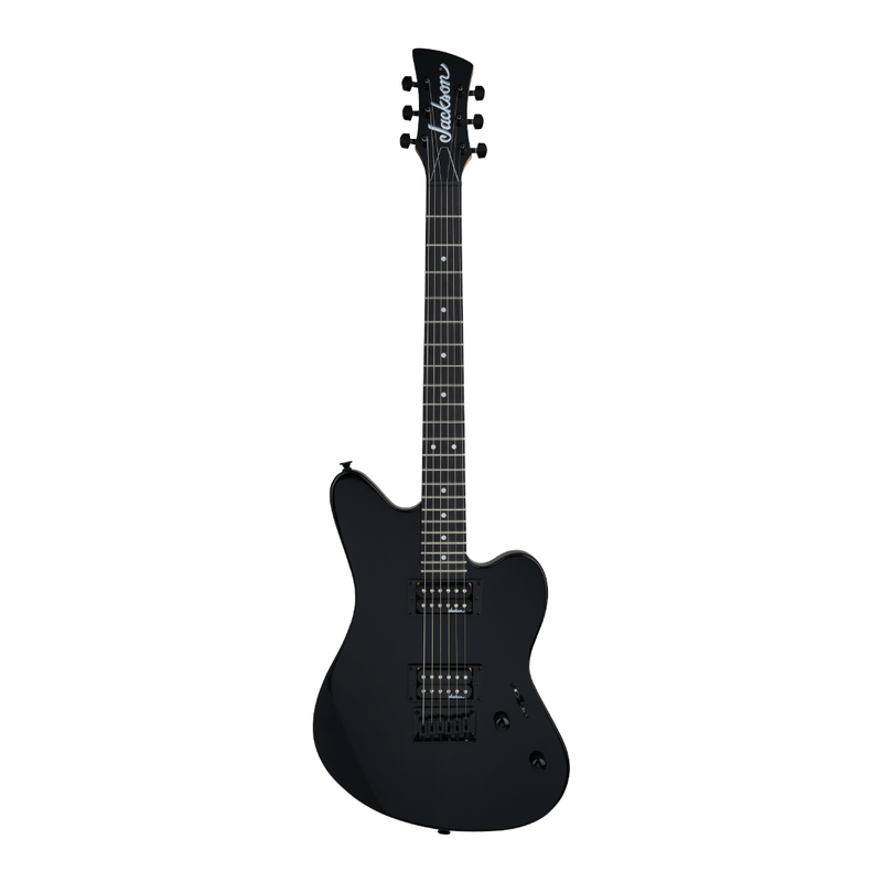Guitarra Eléctrica Jackson JS Series Surfcaster™ JS22 HT con diapasón de Amaranto - Black