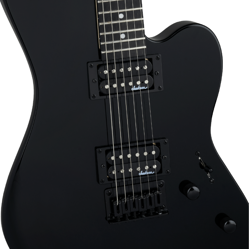 Guitarra Eléctrica Jackson JS Series Surfcaster™ JS22 HT con diapasón de Amaranto - Black