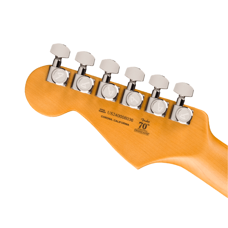 Guitarra Eléctrica American Ultra II Stratocaster® con diapasón de Ébano - Texas Tea