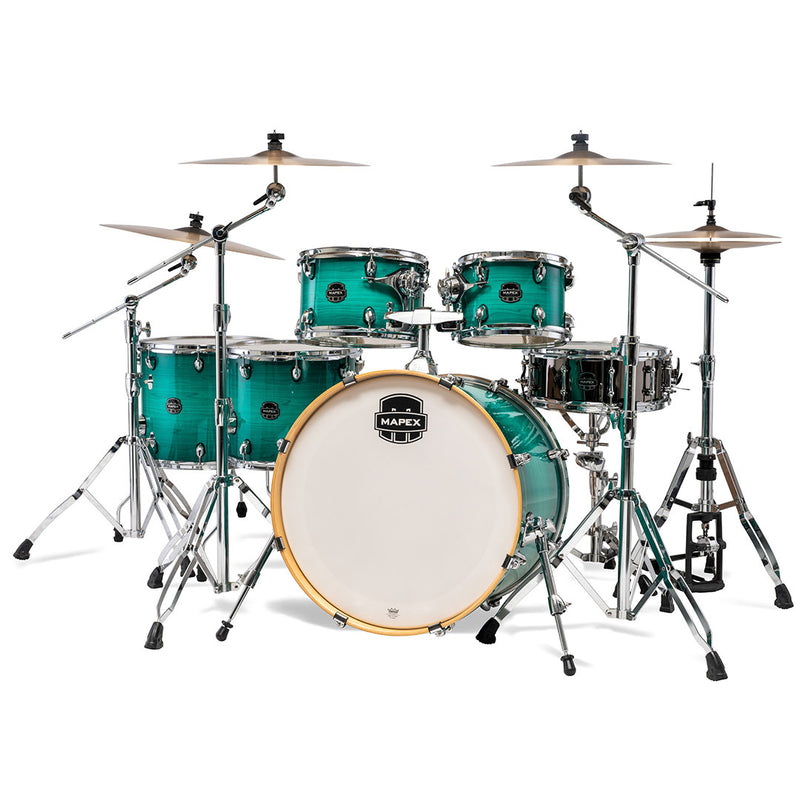Batería Acústica Mapex Armory AR628SFUVJO Shell Pack de 6 Piezas - Jade Stone Burst