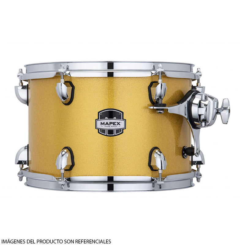 Batería Acústica Mapex Mars Birch MA528SFYD Shell Pack de 5 piezas - Sunflower Sparkle (NO INCLUYE HARDWARE NI PLATILLOS)