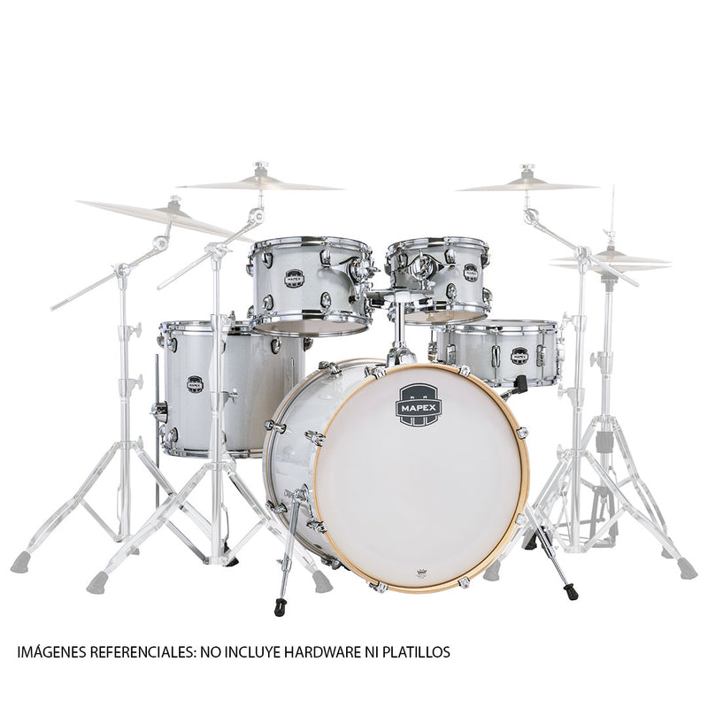 Batería Acústica Mapex Mars Birch Shell Pack de 5 piezas MA529SFDT - Diamond Sparkle (NO INCLUYE HARDWARE NI PLATILLOS)