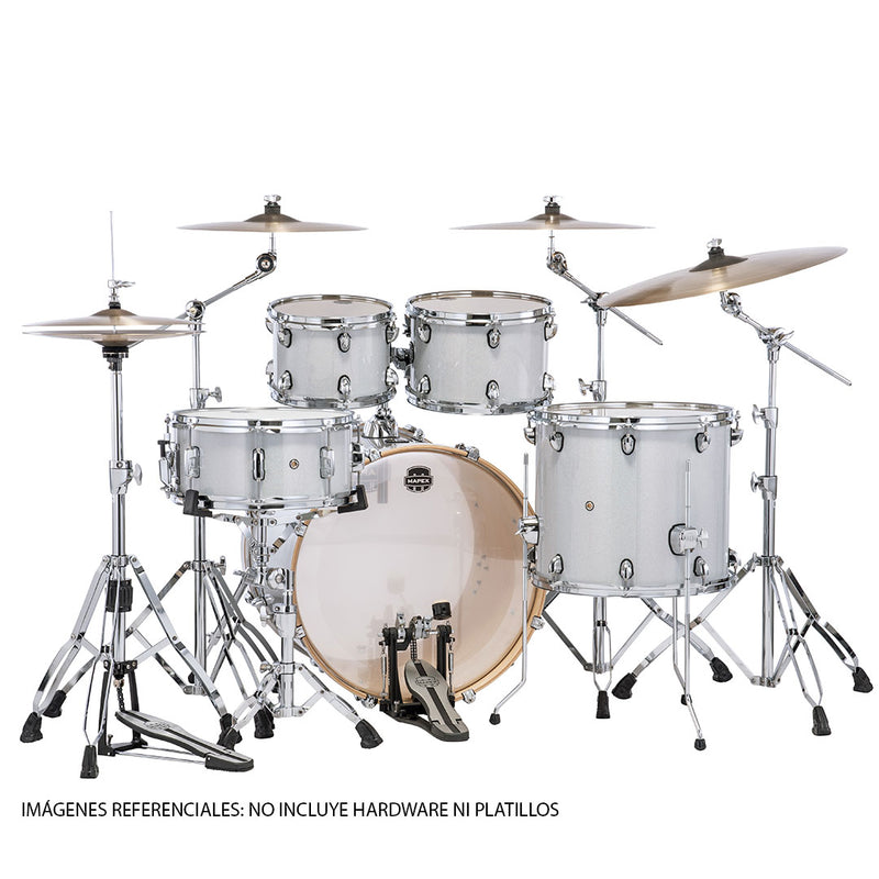 Batería Acústica Mapex Mars Birch Shell Pack de 5 piezas MA529SFDT - Diamond Sparkle (NO INCLUYE HARDWARE NI PLATILLOS)