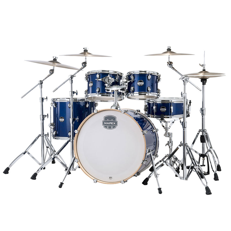 Batería Acústica Mapex Mars Maple MM529SFOD Shell pack de 5 piezas - Midnight Blue (NO INCLUYE HARDWARE NI PLATILLOS)