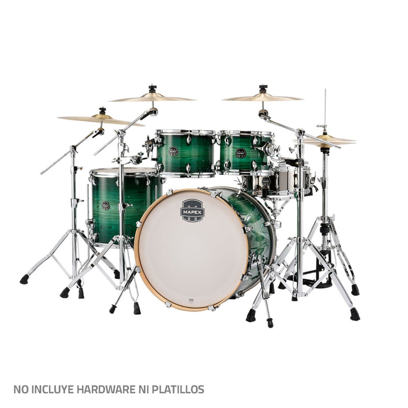 Batería Acústica Mapex Armory AR529SFG Shell Pack de 5 piezas - Emerald Burst (NO INCLUYE HARDWARE NI PLATILLOS)