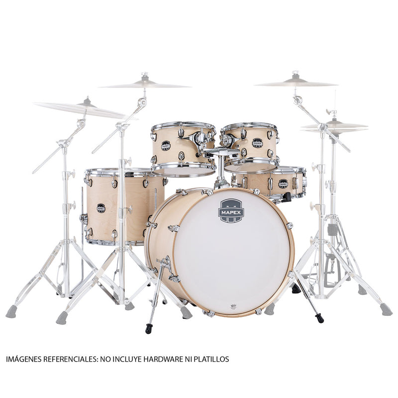 Baterí Acústica Mapex Mars Maple MM529SFNW Shell Pack de 5 piezas - Natural Satin Wood